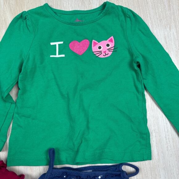 7 Piece Bundle Lot 12-18M Girls 18M Toddler Spongebob Jeans Dress Top Clothes - Picture 8 of 14